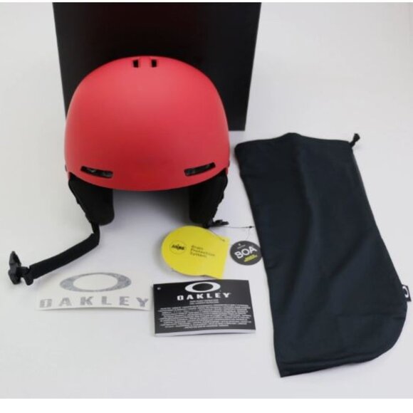 Oakley Mod 1 Pro MIPS Snow Helmet Ski Snowboard Unisex Size L Red Line One New - Picture 1 of 15